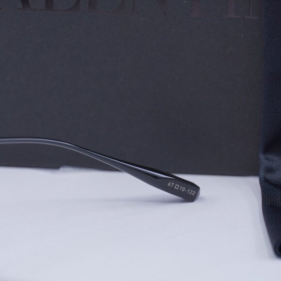 Valentino V-LURE VLS-130A Square Sunglasses - Shiny Black/Grey - Picture 6 of 9